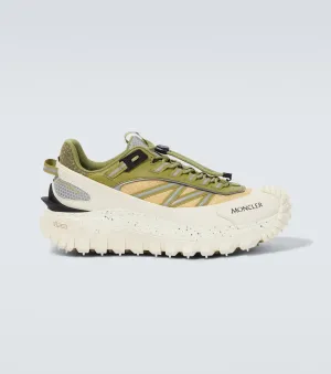 Moncler leather sneakers, beige