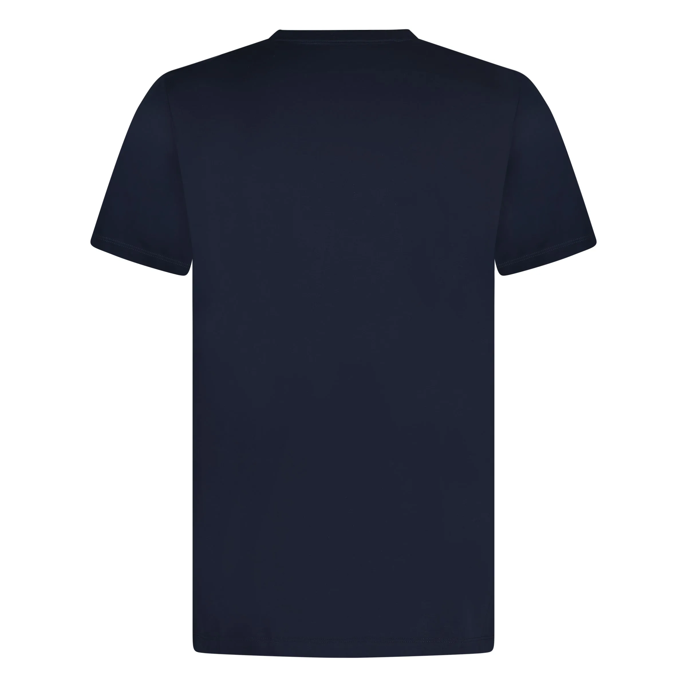 MONCLER PATCH BADGE LOGO T-SHIRT NAVY