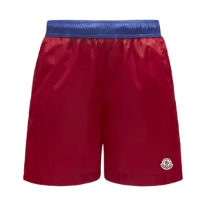 Moncler Red Swim Shorts