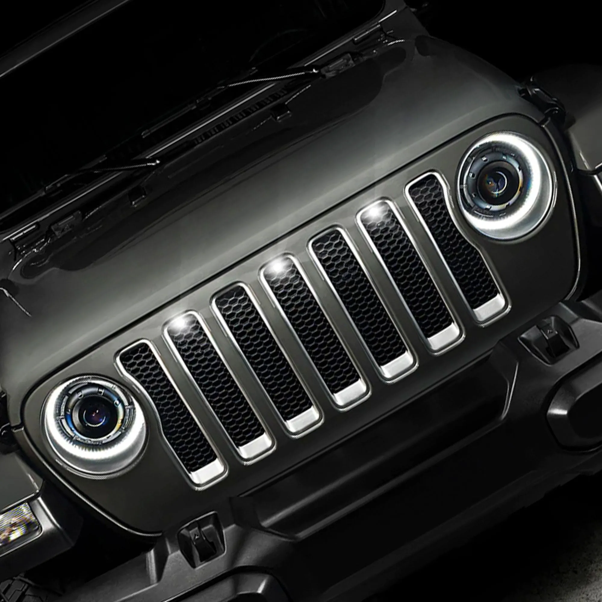 ORACLE Lighting Pre-Runner Style LED Grill Light Kit for Jeep Wrangler JL