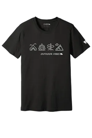 Outdoor Vibes Camping T-Shirt Adult - Collection by Farm Brand