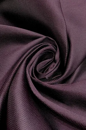 Potent Purple Italian Silk Blend Mikado Pique Fabric