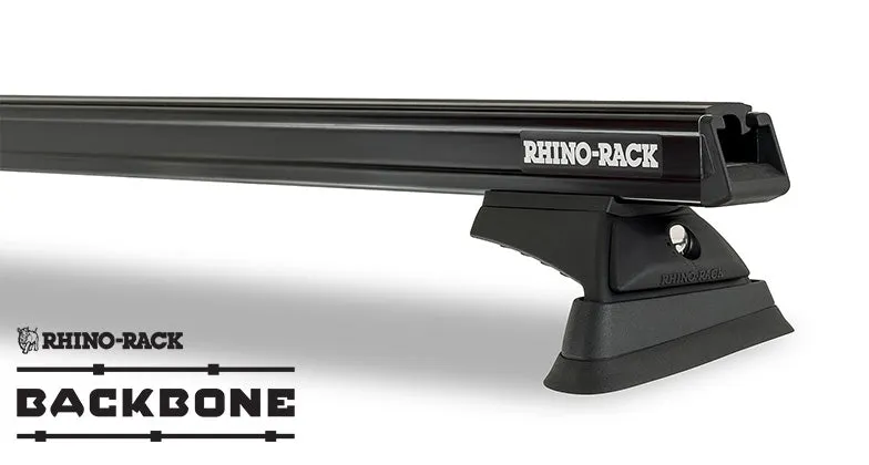 Rhino-Rack Heavy Duty RCL 3 Bar Backbone Roof Rack Jeep Wrangler JL 18-24