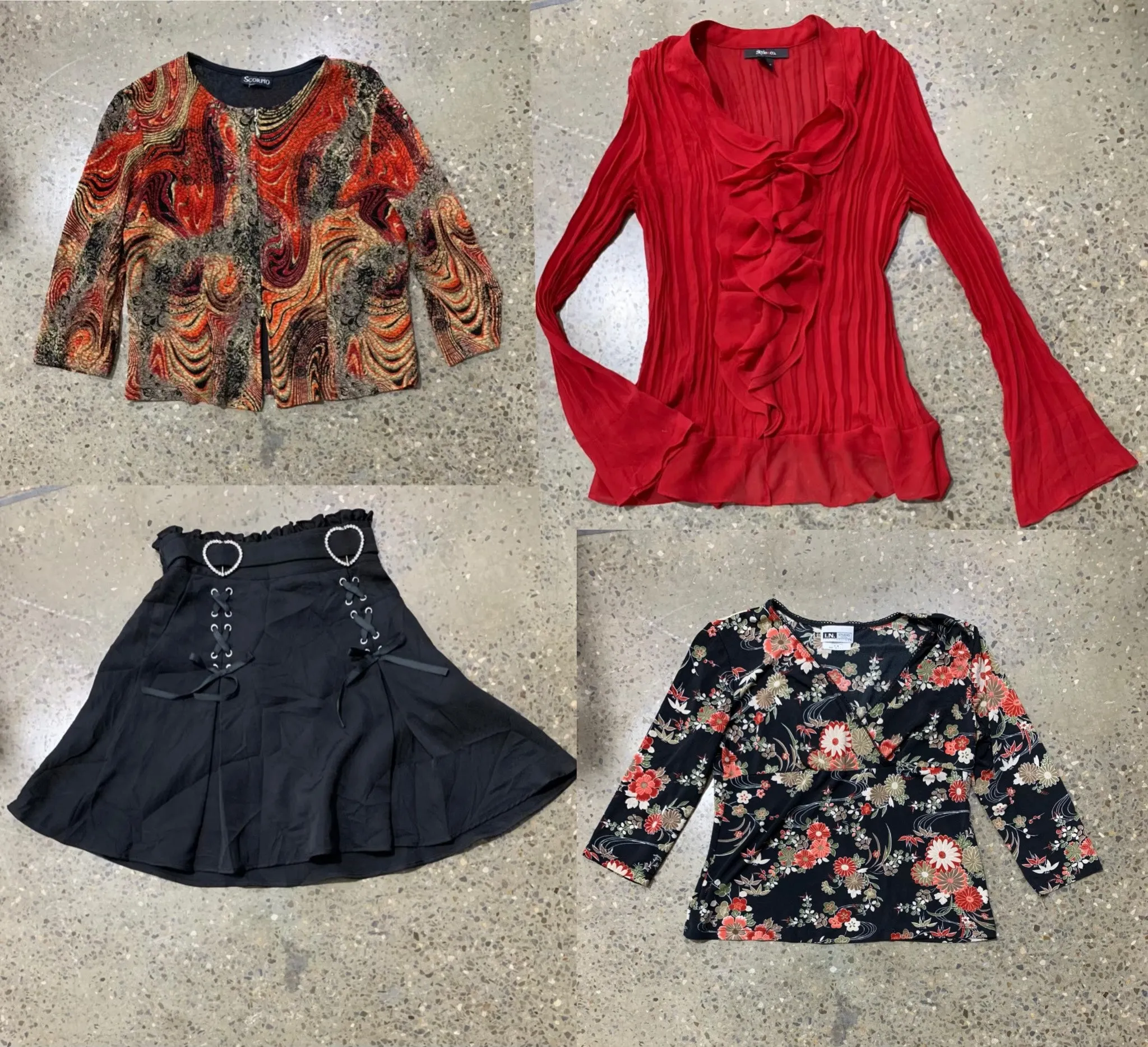 Romantic Love affair pairing-Y2K tops and Skirts (NS-240)