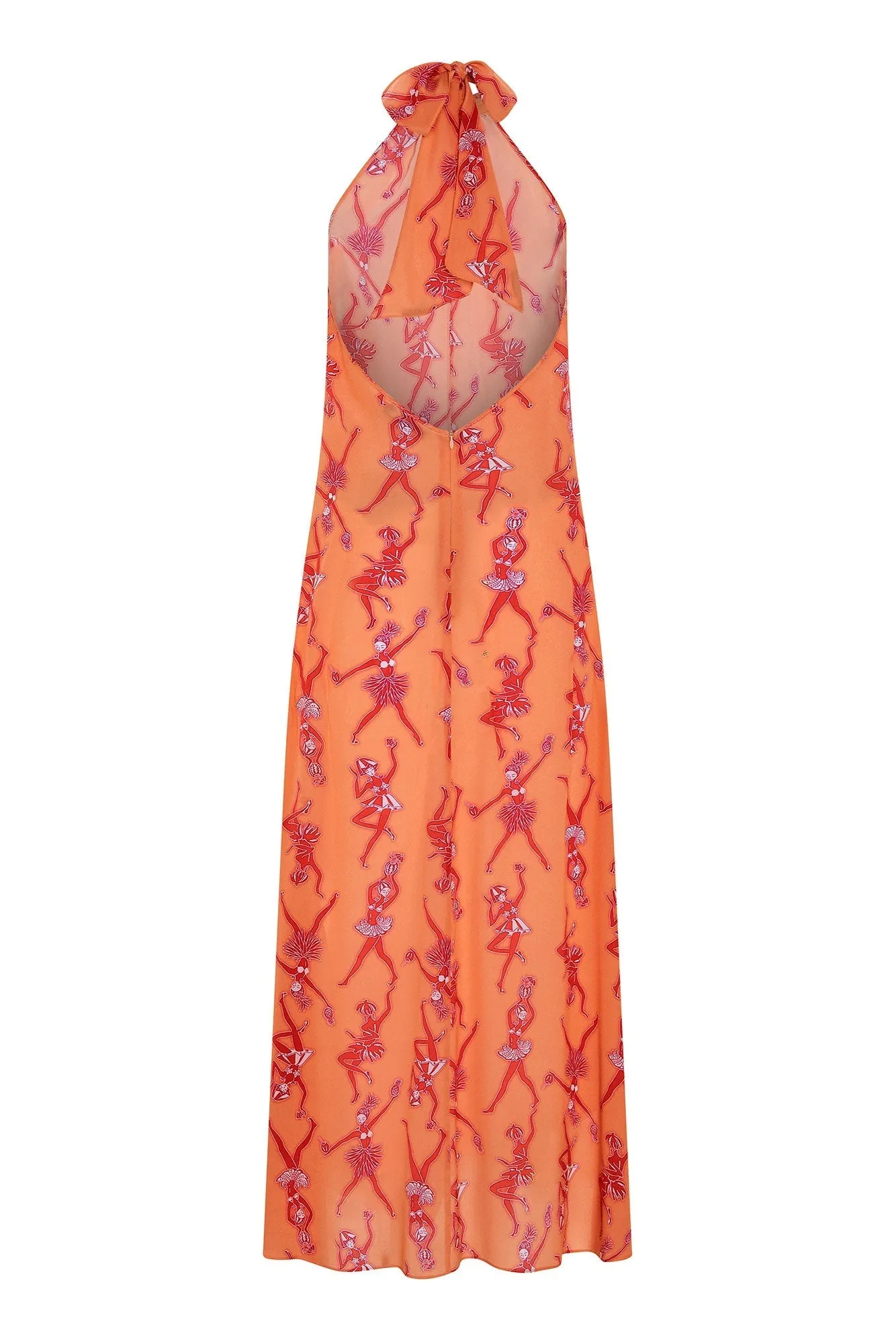 Silk Dena Dress FRUIT PUNCH