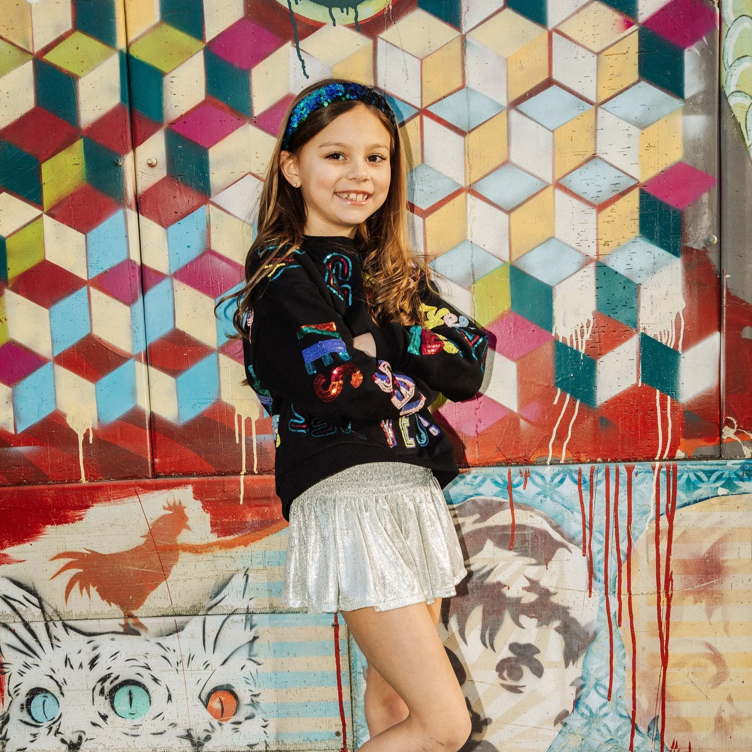 Silver Pebble Swing Shorts