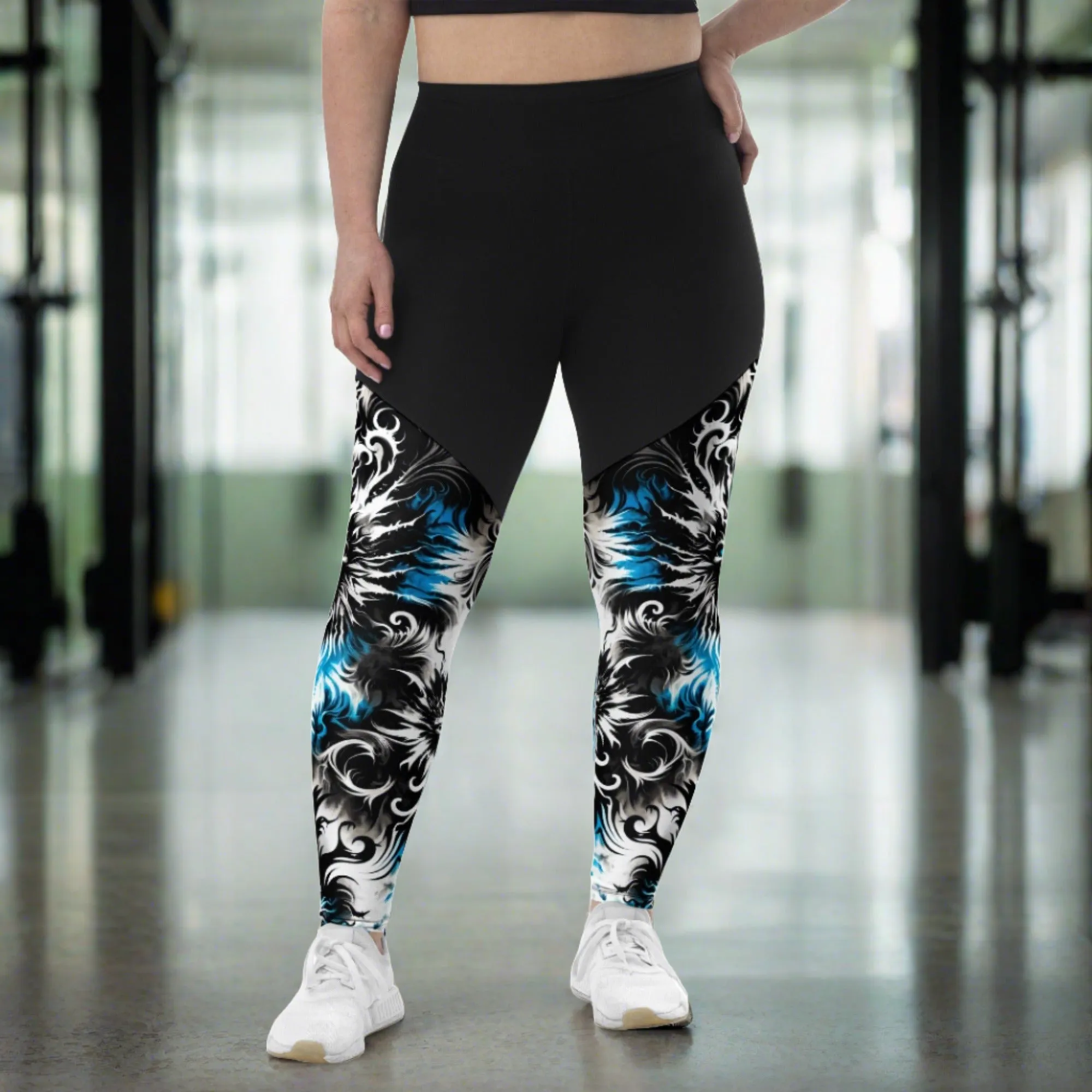 Sports Leggings Ghostly Glimmer