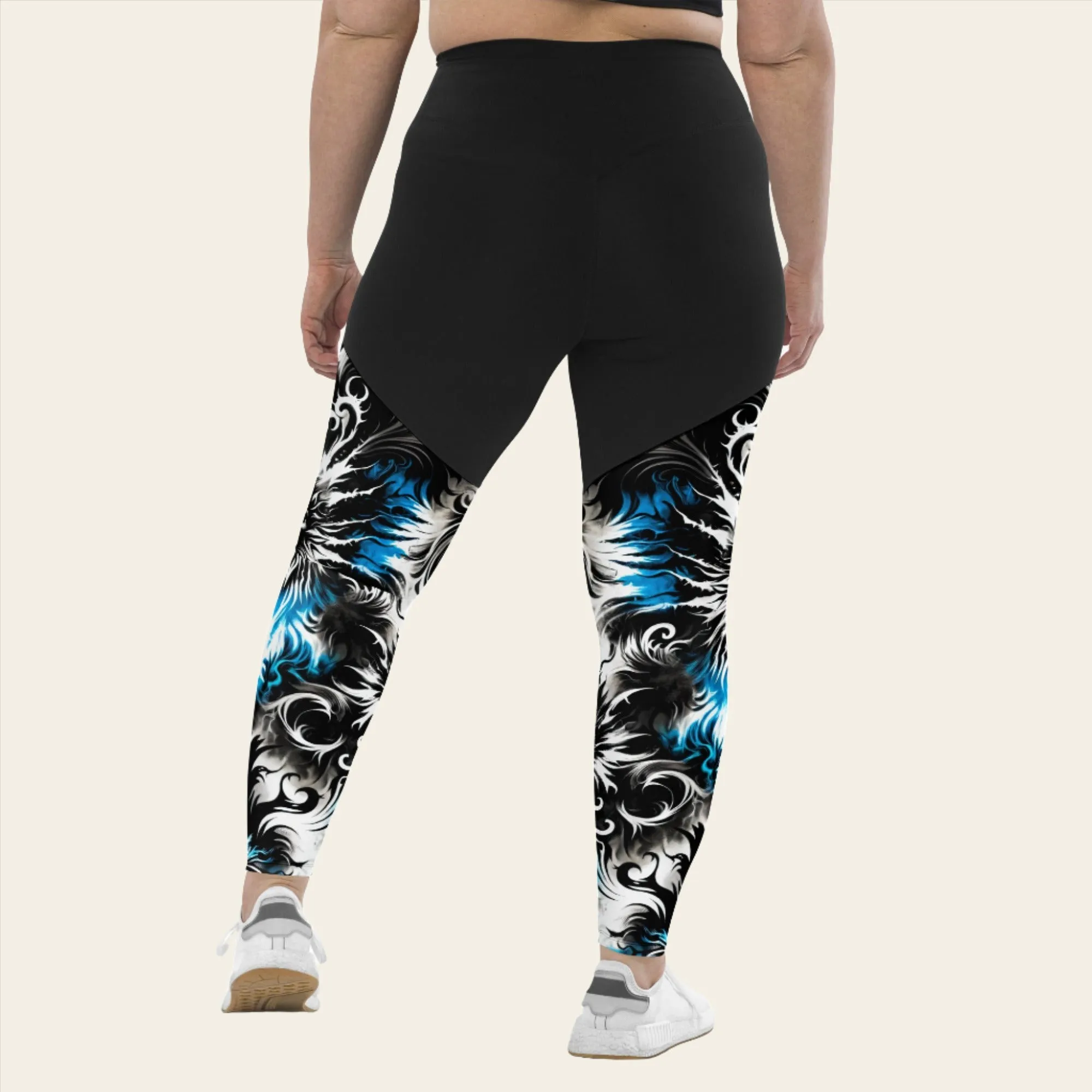 Sports Leggings Ghostly Glimmer