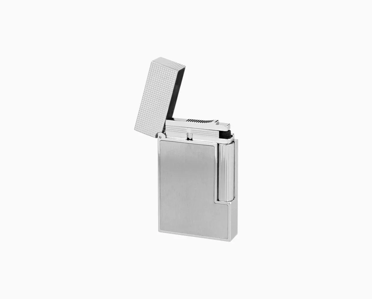 S.T. Dupont Ligne 2 Micro Brushed Palladium - Perfect Ping Flint Lighter