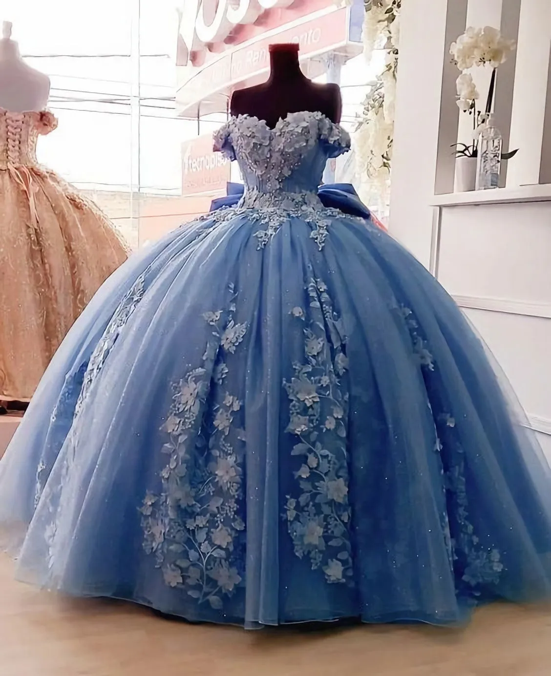 Sweetheart Tulle Long Evening Dress Formal Prom Dress