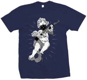 Tattooed Angel - Navy T-Shirt