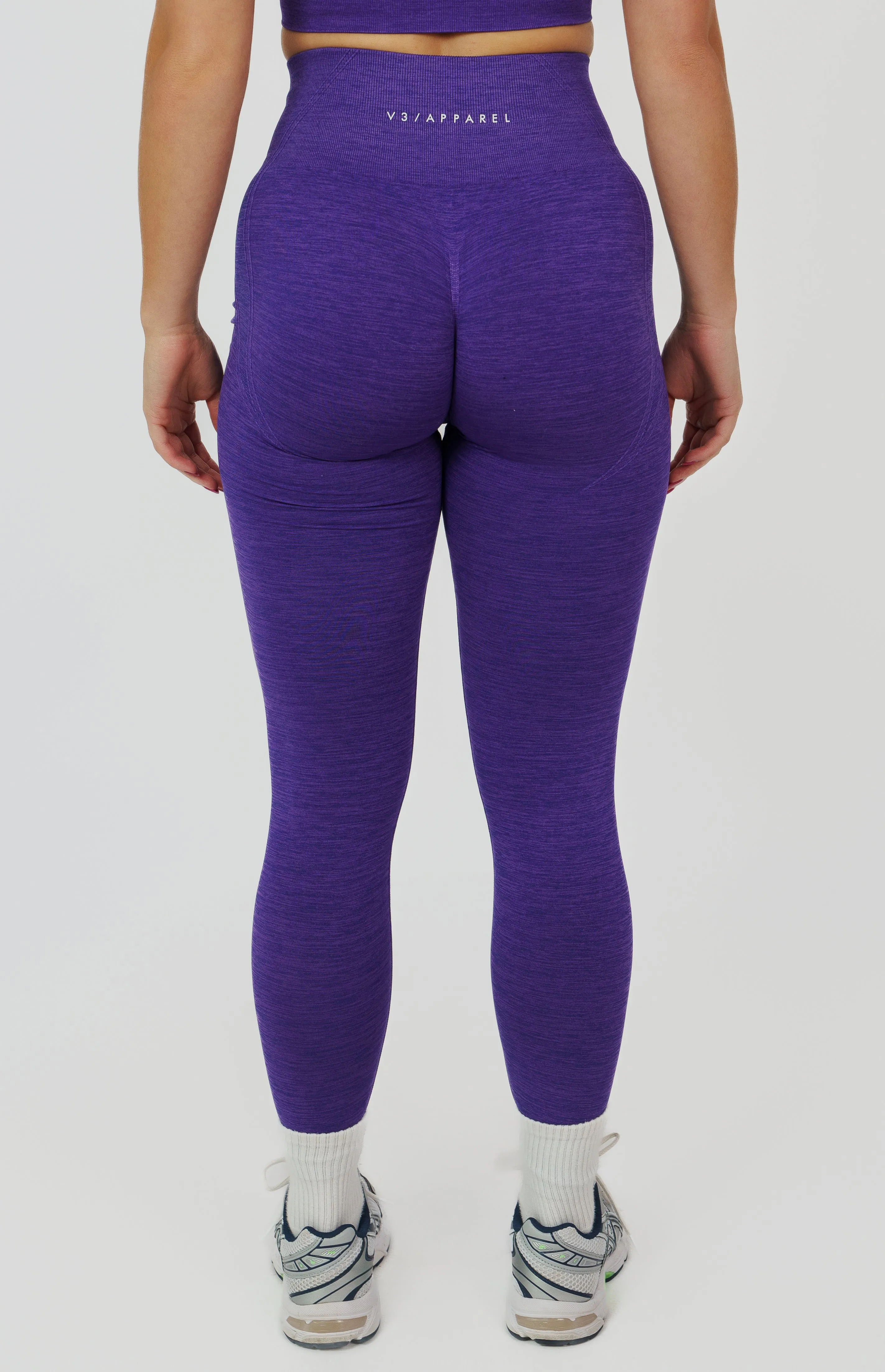 Tempo Seamless Scrunch Leggings - Ultra Violet