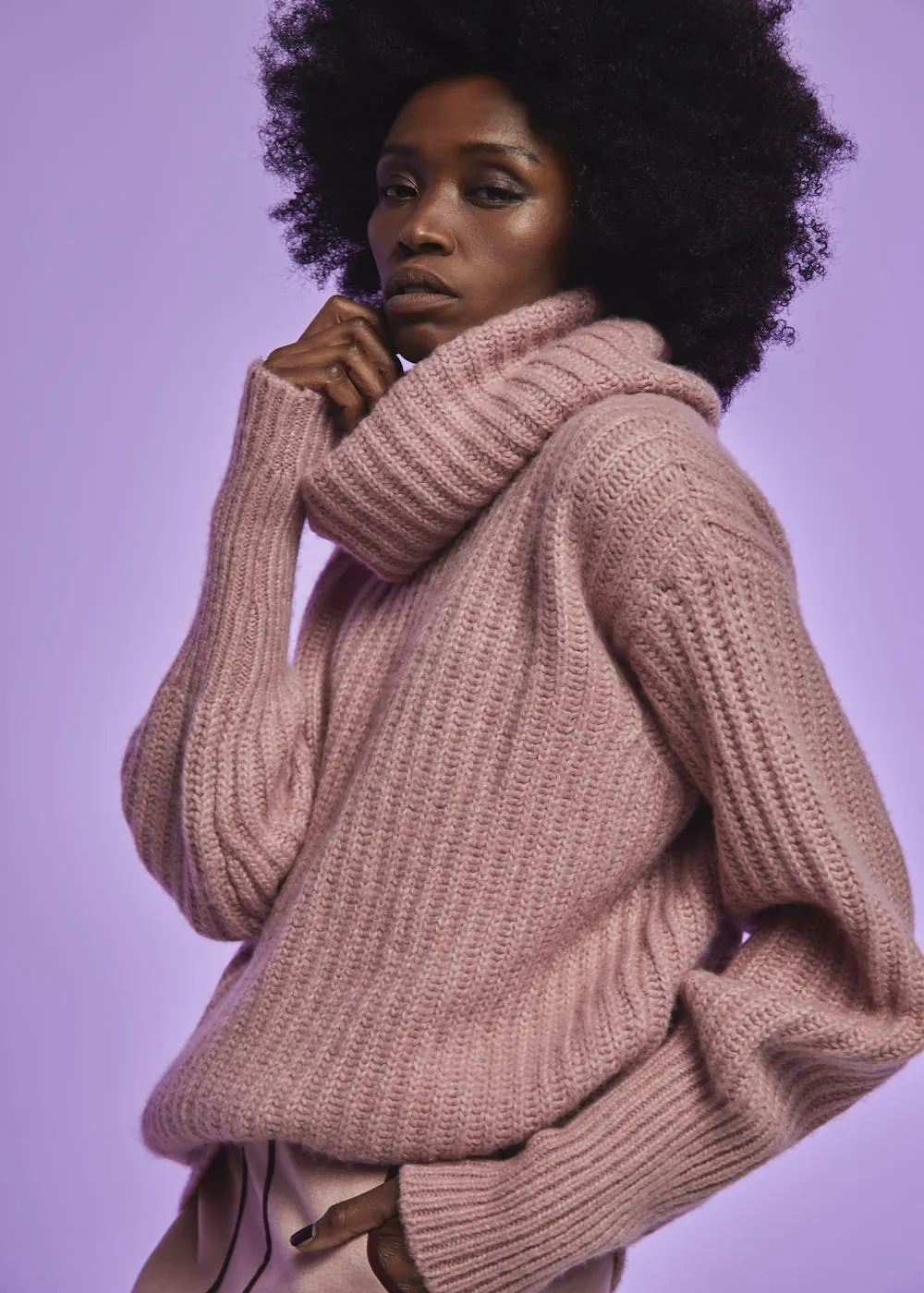 The Marie Rollneck Sweater