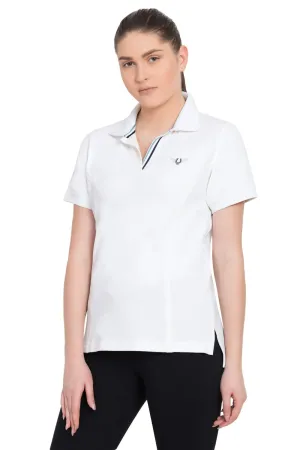 TuffRider Ladies Polo Sport Shirt - White