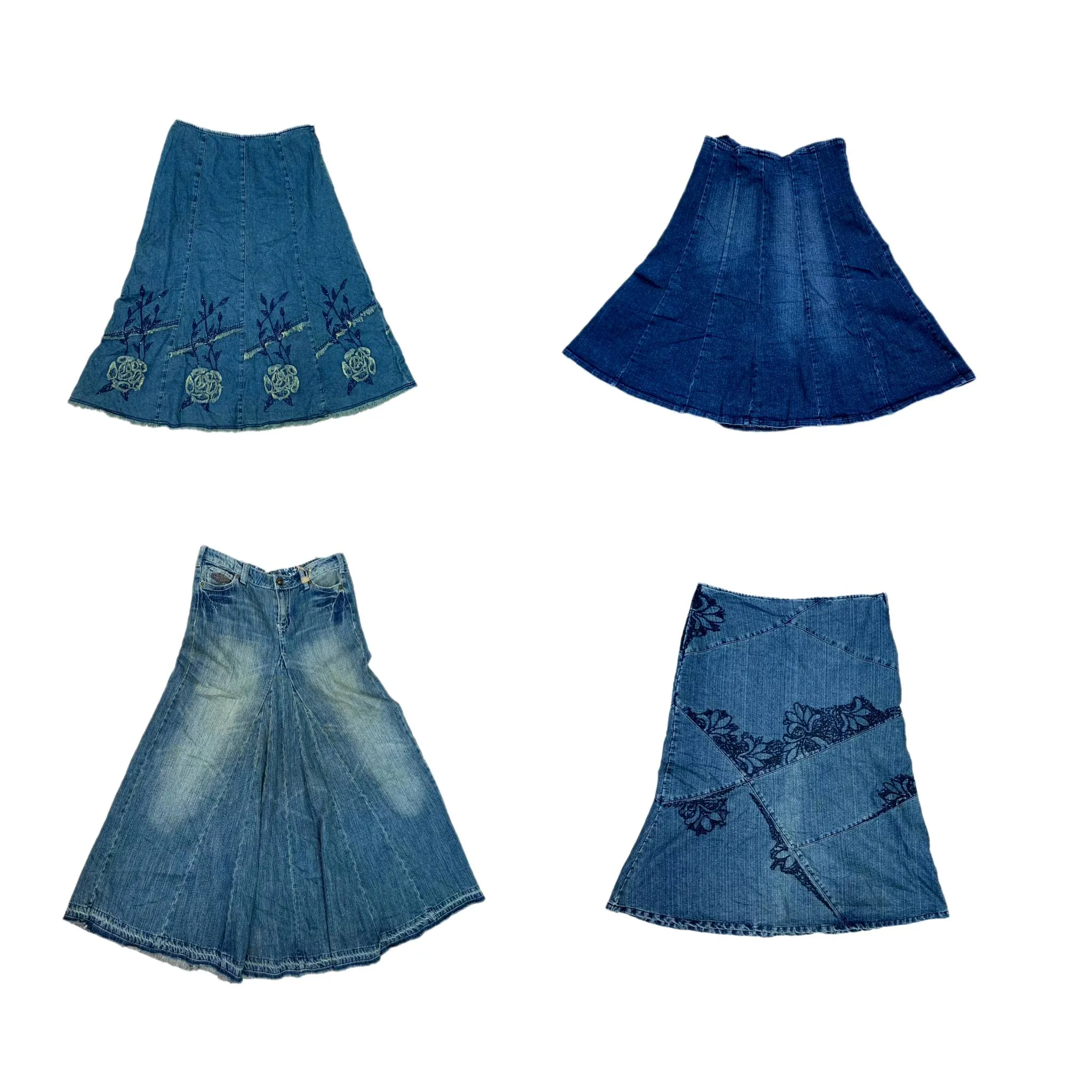 Unique Denim Skirts , (RX-081)