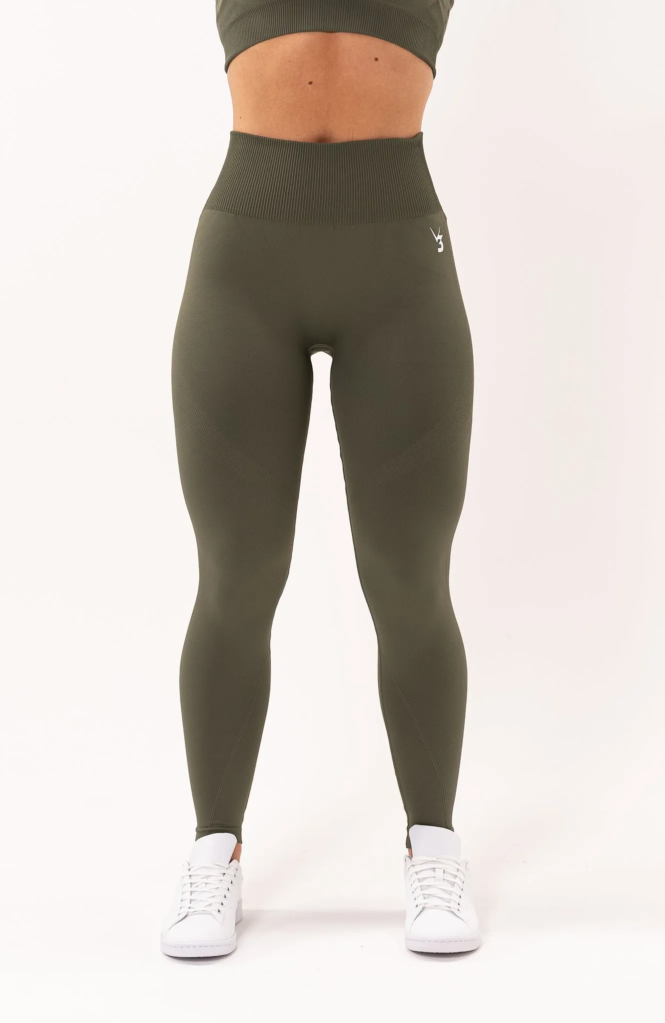 Unlimited Seamless Leggings - Olive Fade