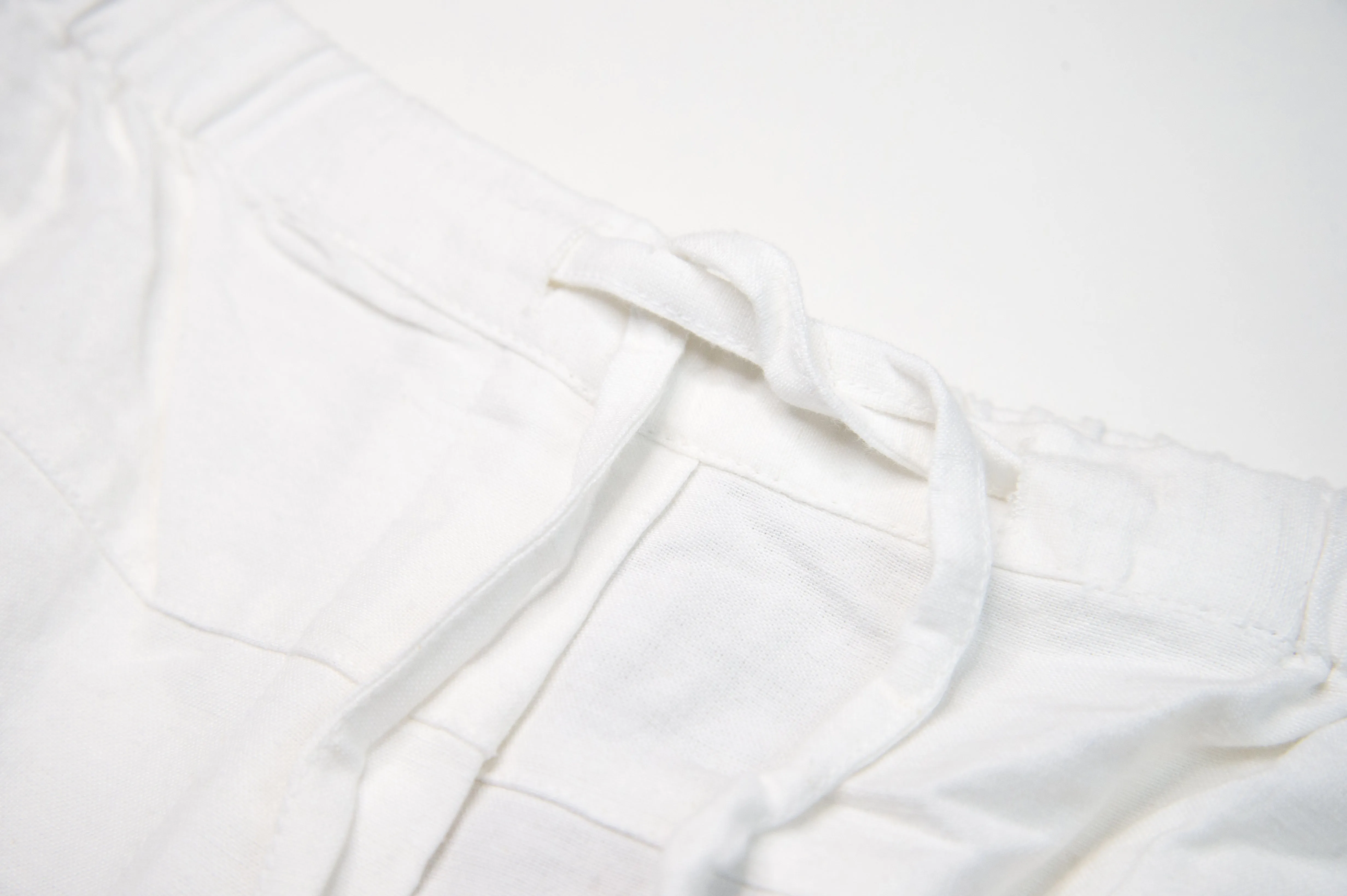 White Cotton Ilsa Shorts